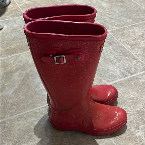 Hunter Red Rain Boots - Picture 3 of 10